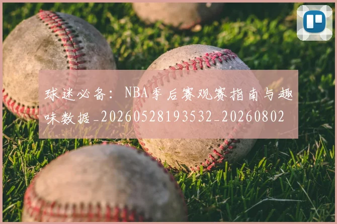 球迷必备：NBA季后赛观赛指南与趣味数据_20260528193532_20260802161011